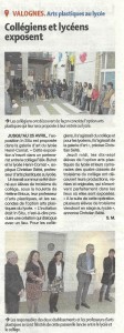 ARTICLE PRESSE expo troisiemes secondes